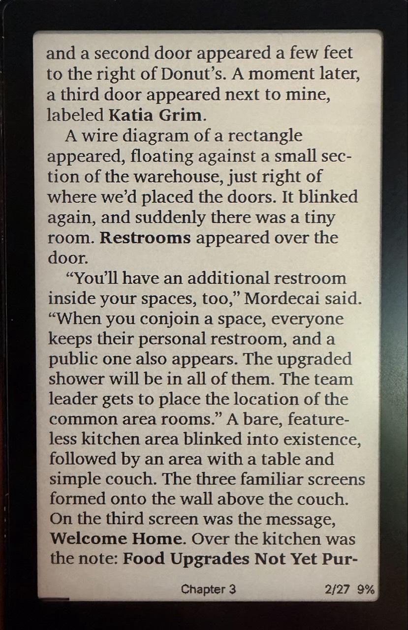ChareInk, “Small” font size