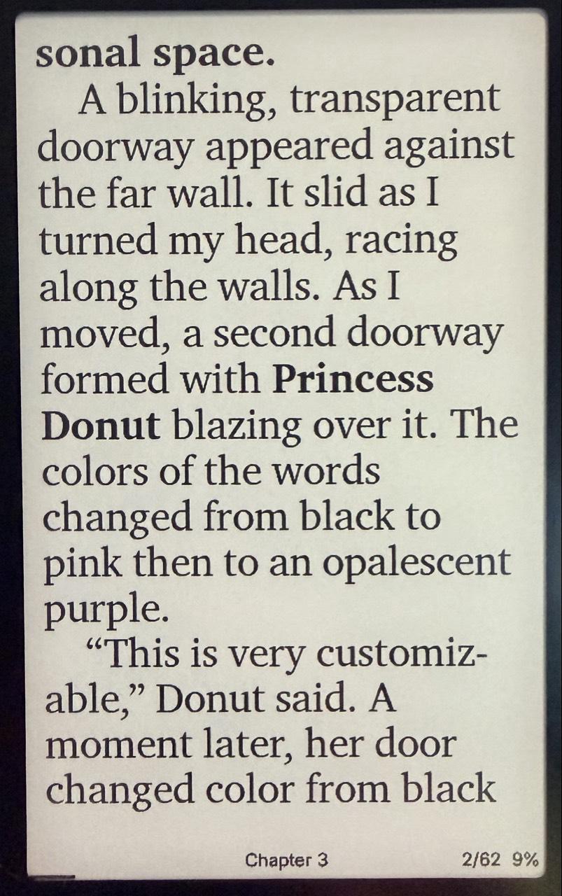 ChareInk, “Extra Large” font size