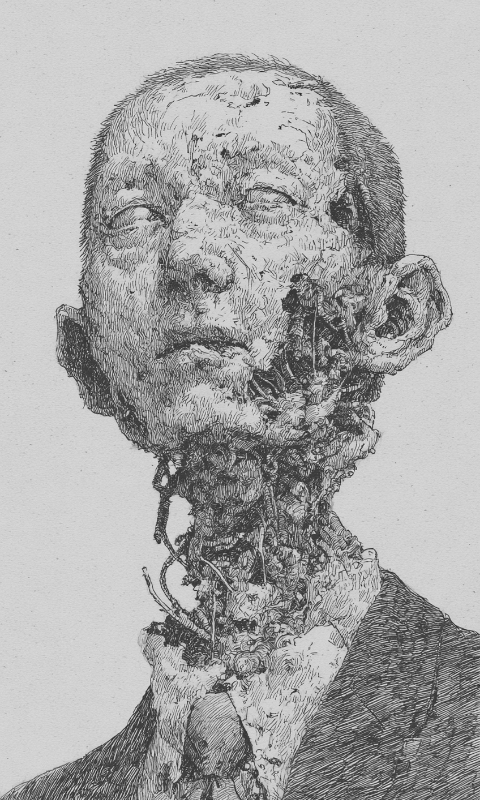 broken down asian robot