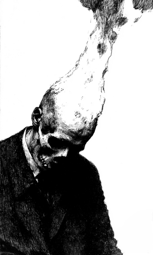 fire head facing down