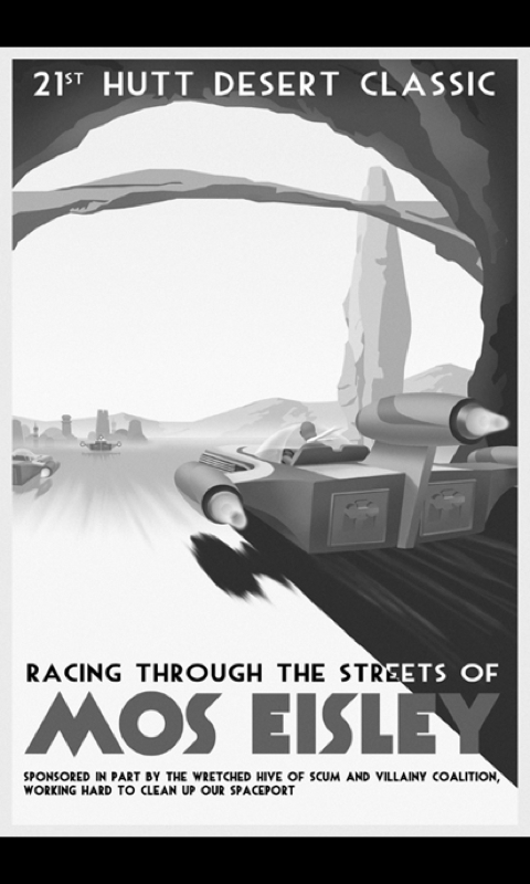 Mos Eisley Monaco Poster (Star Wars)