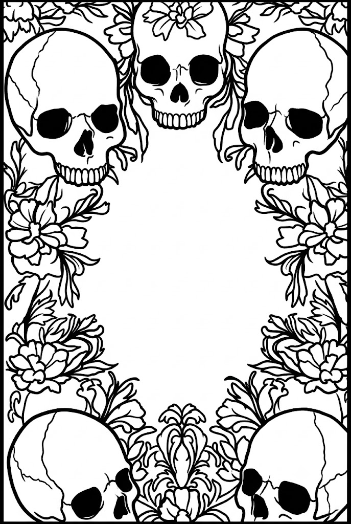 Skull Flowers
