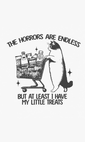 Cat with little treats