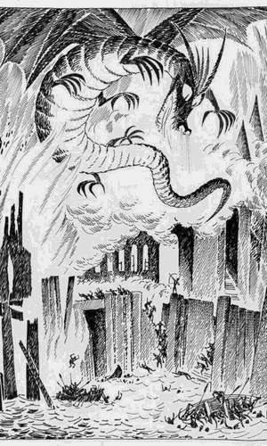 Tove Jansson -Tolkien - Hobbit - Dragon