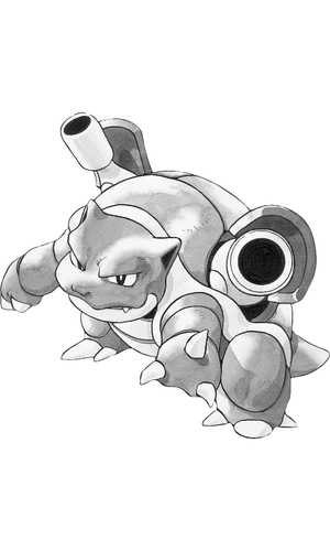 Blastoise (Pokémon - Sugimori)