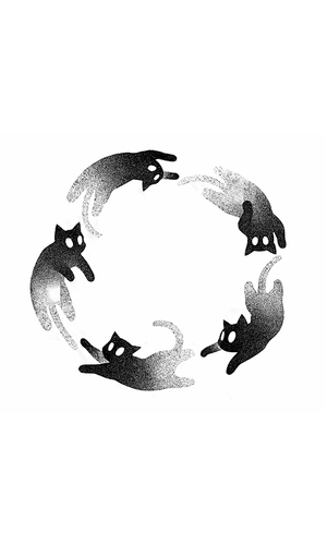 Ghost Kitty Spiral