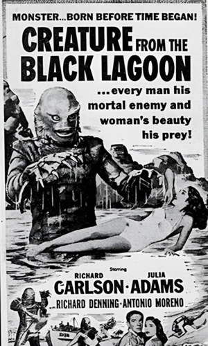 Creature from the black lagoon