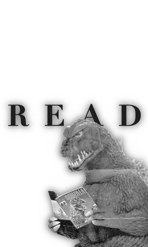 Godzilla Read Poster