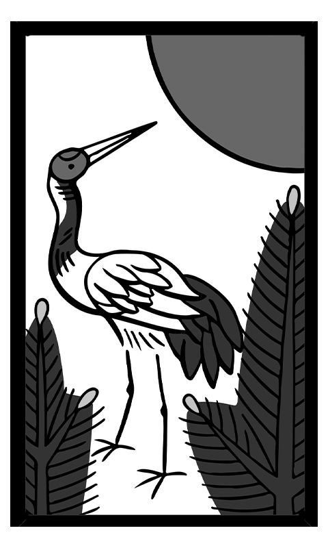 Hanafuda Crane