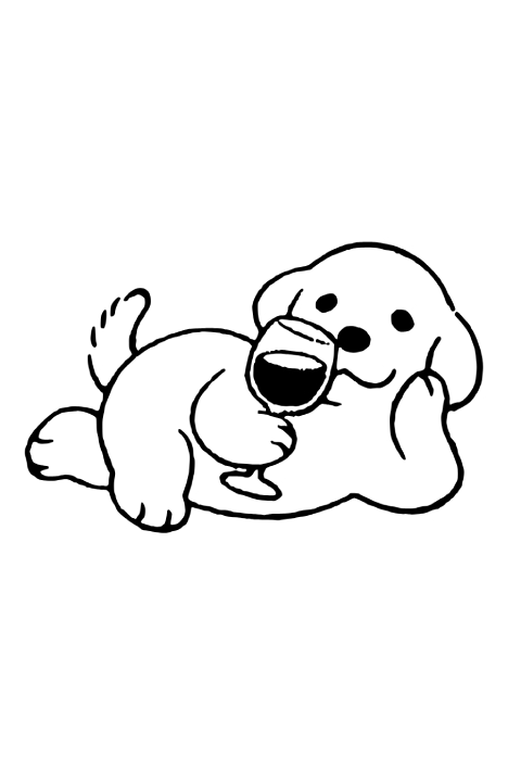 doggo wine belly