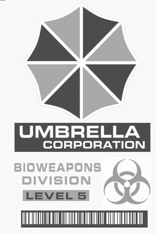 Umbrella Corp Badge White