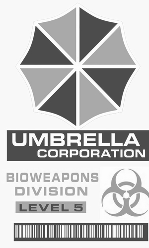 Umbrella Corp Badge White