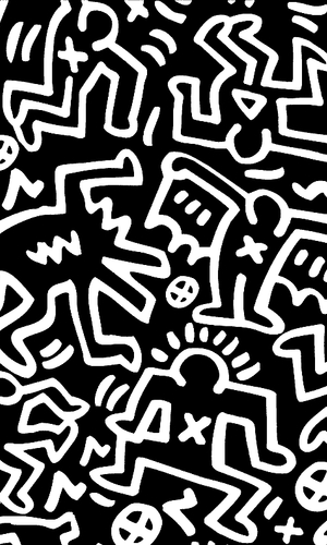 Keith Haring Playing Card Back