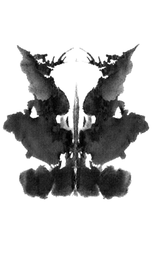 Rorschach Test - (Card IX)
