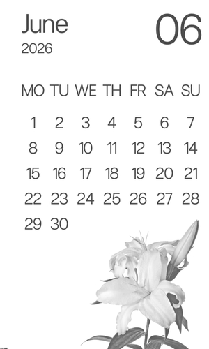 Calendar | June 2026 | image