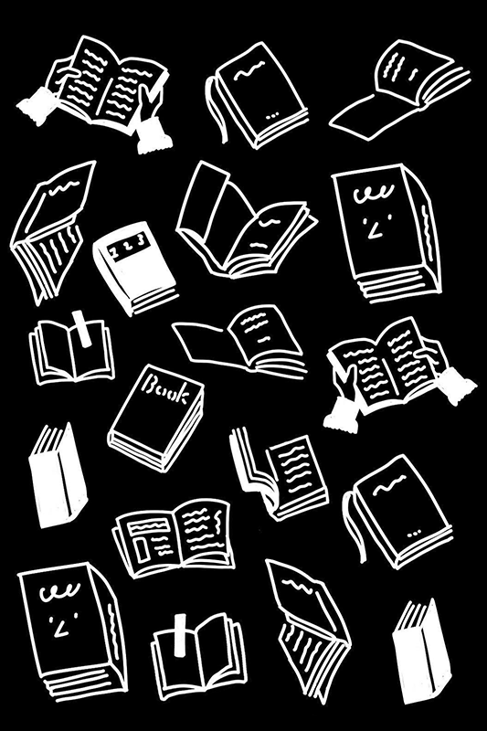 book scatter