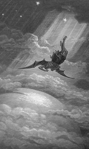 Gustave Doré: Satan descends upon Earth