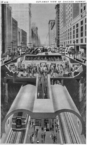 Chicago Subway Cutaway