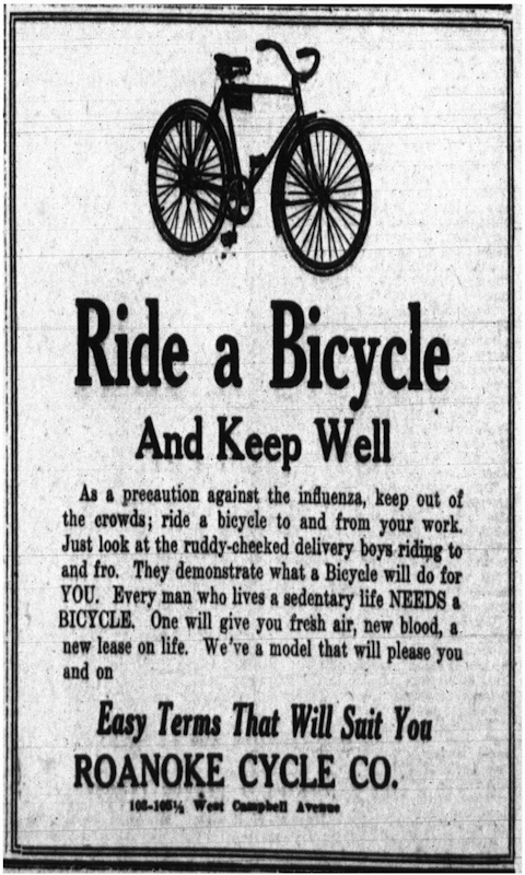 Ride a bicycle Keep well