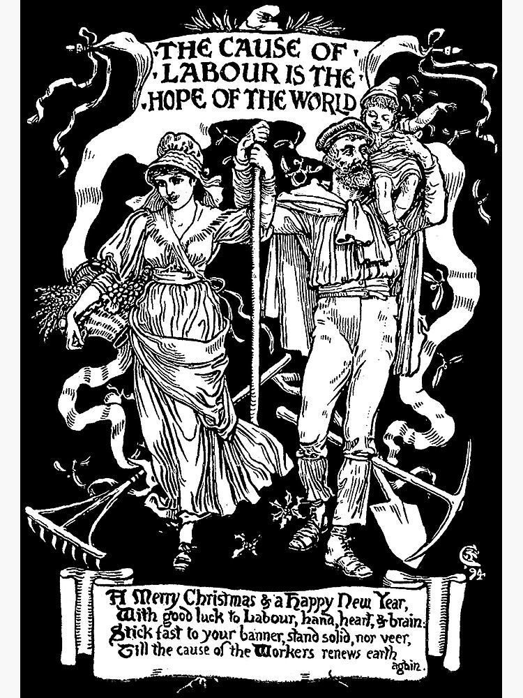 walter crane - the cause of labour is the hope of the world
