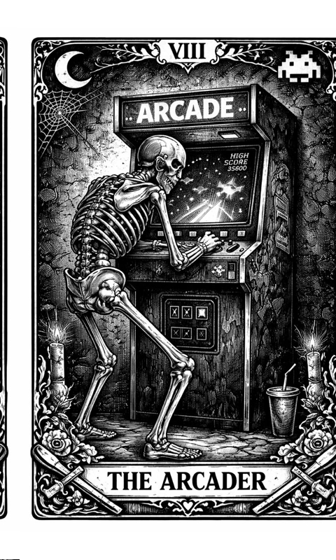 The Arcade Tarot Card
