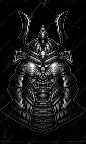 Samurai Creepy Mask