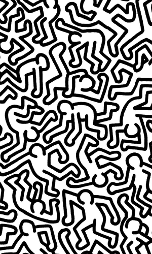 Keith Haring People Light