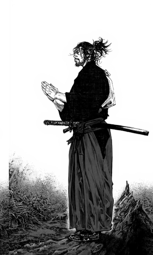 Vagabond praying wallpaper