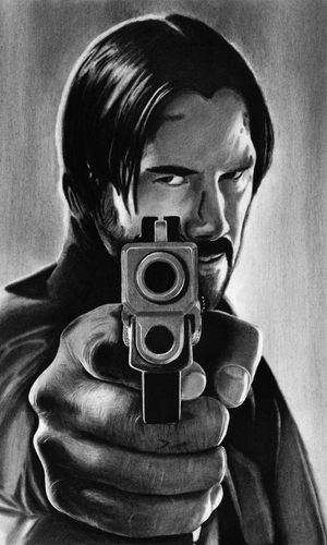 John Wick Aiming