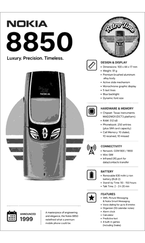 Nokia 8850