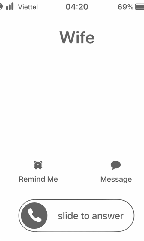 Wife is calling