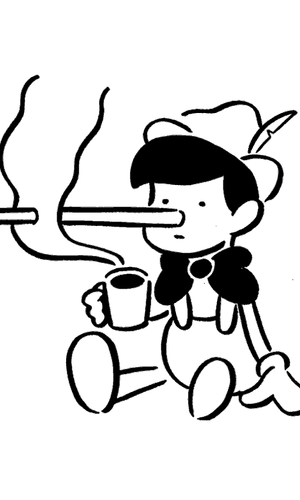 Pinocchio and Coffee