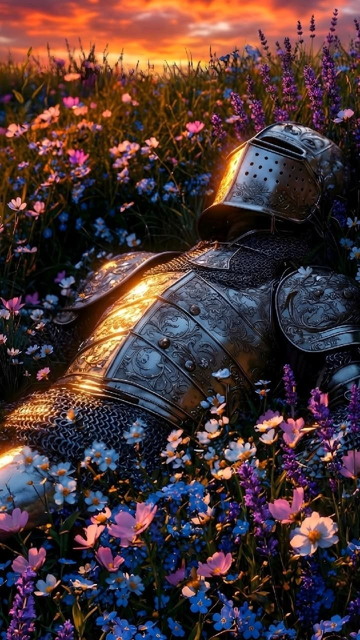 Guard in garden