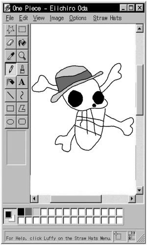 One Piece x MS Paint