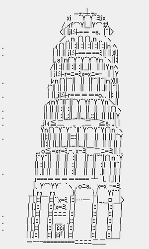 Pisa ASCII
