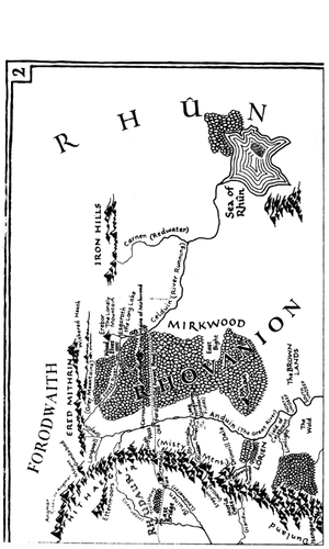Middle Earth Map Quadrant 2