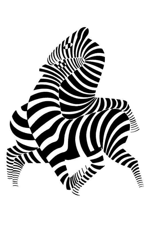 Victor Vasarely Zebras 1