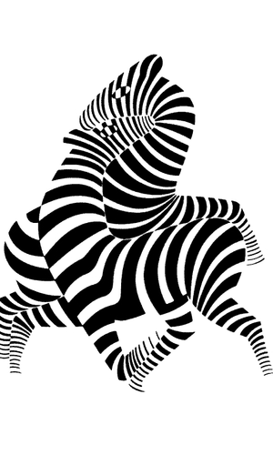 Victor Vasarely Zebras 1
