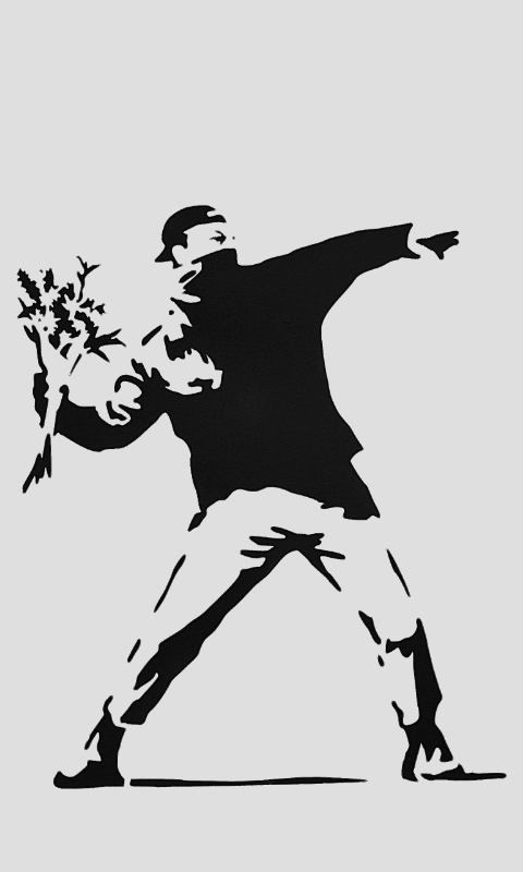 Banksy - Flower Thrower