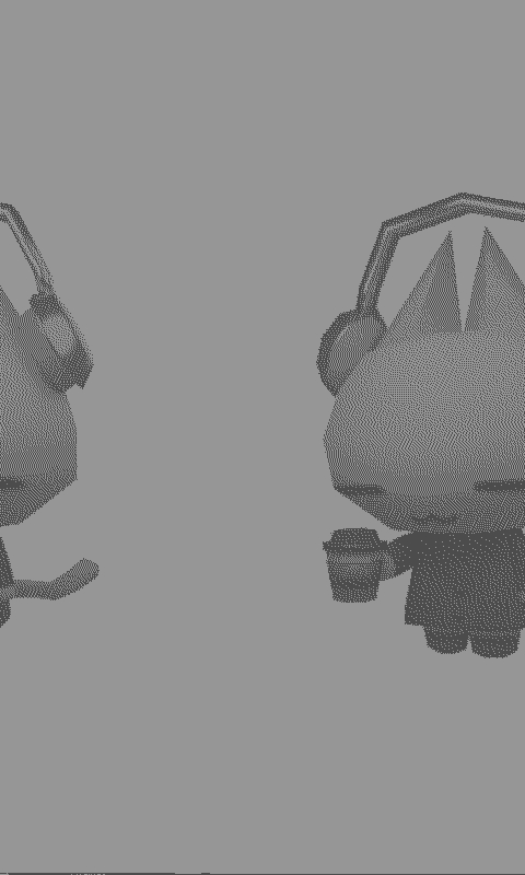 Low Poly Coffee Cat