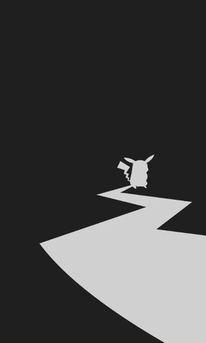 Minimalist Pikachu