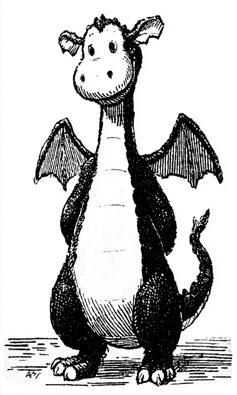 Tiny winged dragon