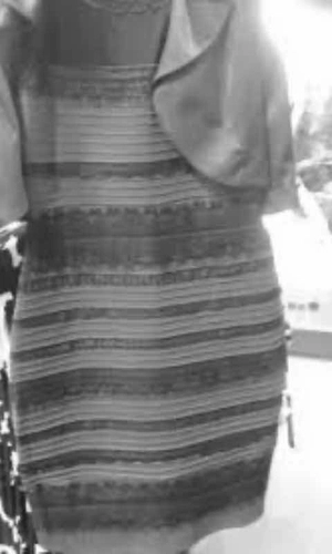 Blue black dress