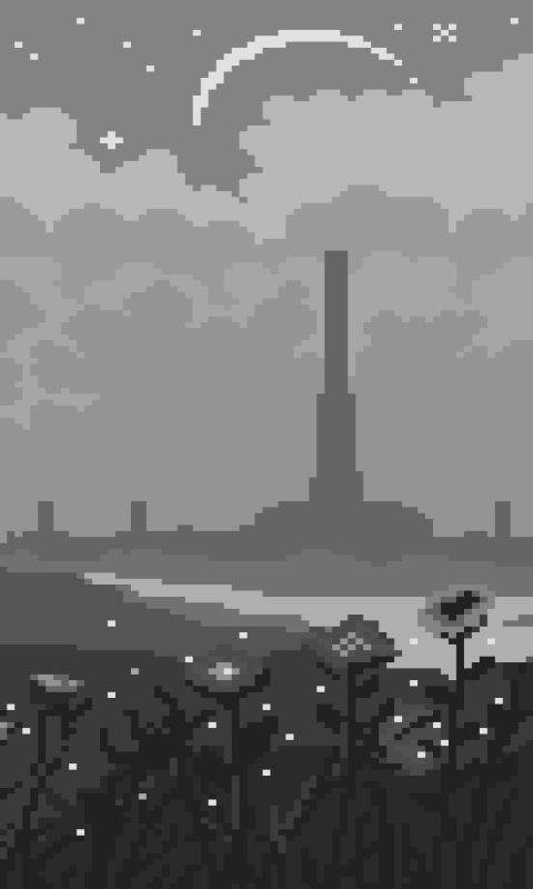 Nightscape Pixel Dreams