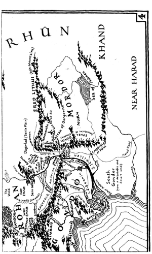 Middle Earth Map Quadrant 4