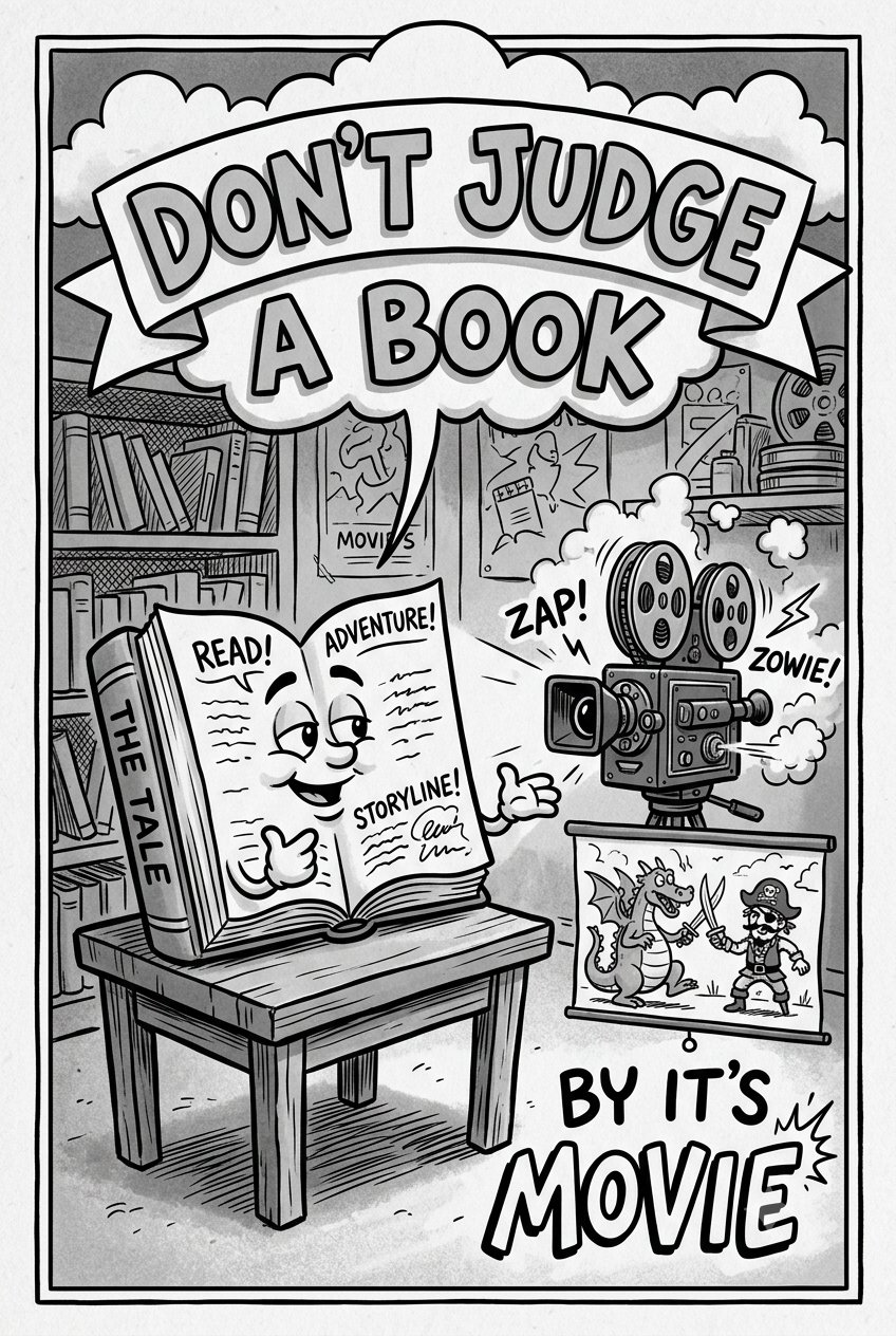 Don't judge a book by it's movie