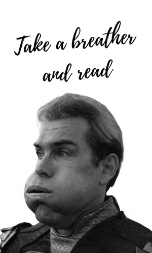 Homelander, Take a breather and read