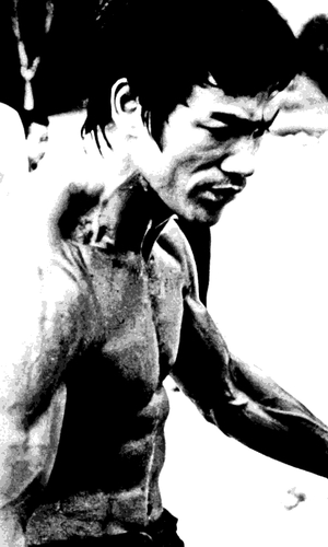 Bruce Lee bw