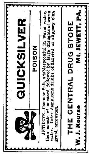 Vintage Quicksilver Lable