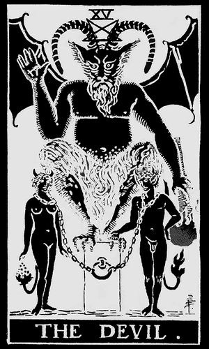 The Devil Tarot Inverted